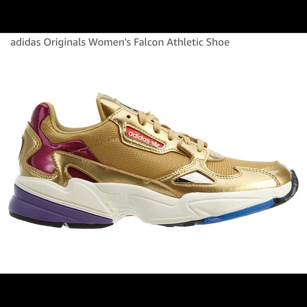 New Adidas Originals Falcon Gold sneakers US 8